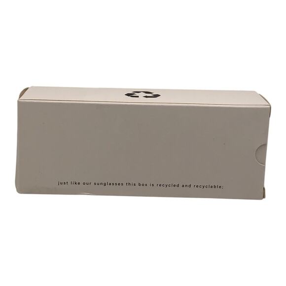 SZADE NIB Dart Sustainable On Trend Rectilinear Burnt Honey/Cherry Cola Sunglass - Picture 11 of 15